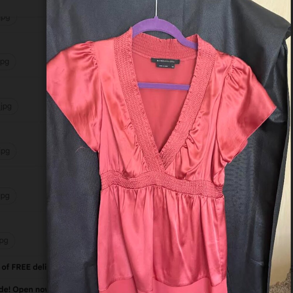 100% silk BCBG Max Azria top